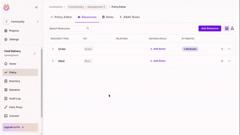 Order#Vendor Instance Role and fulfill action in Policy Table